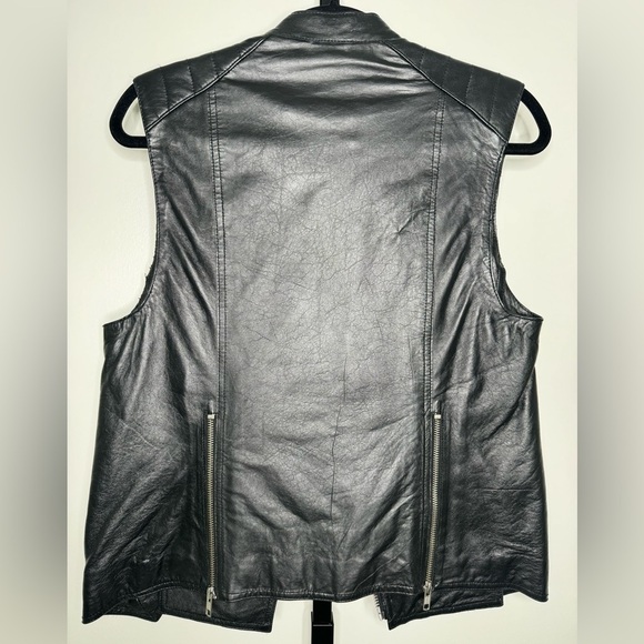 LF Stores Leather Moto Vest - Edgy Moto Style Meets Chic Fashion - Picture 3 of 10